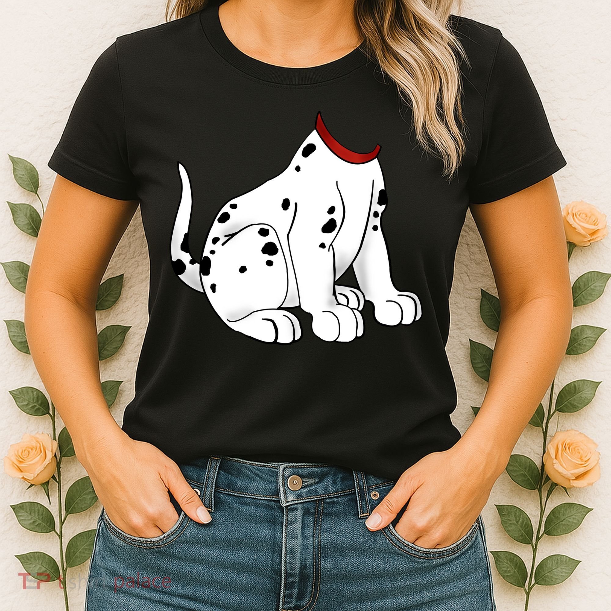 Dalmatian Costume Halloween Dog Women's T-Shirt