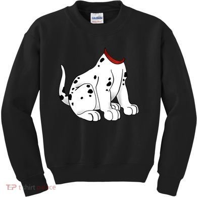 Dalmatian Costume Halloween Dog Kids Sweatshirt