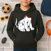 Dalmatian Costume Halloween Dog Kids Hoodie thumb 2
