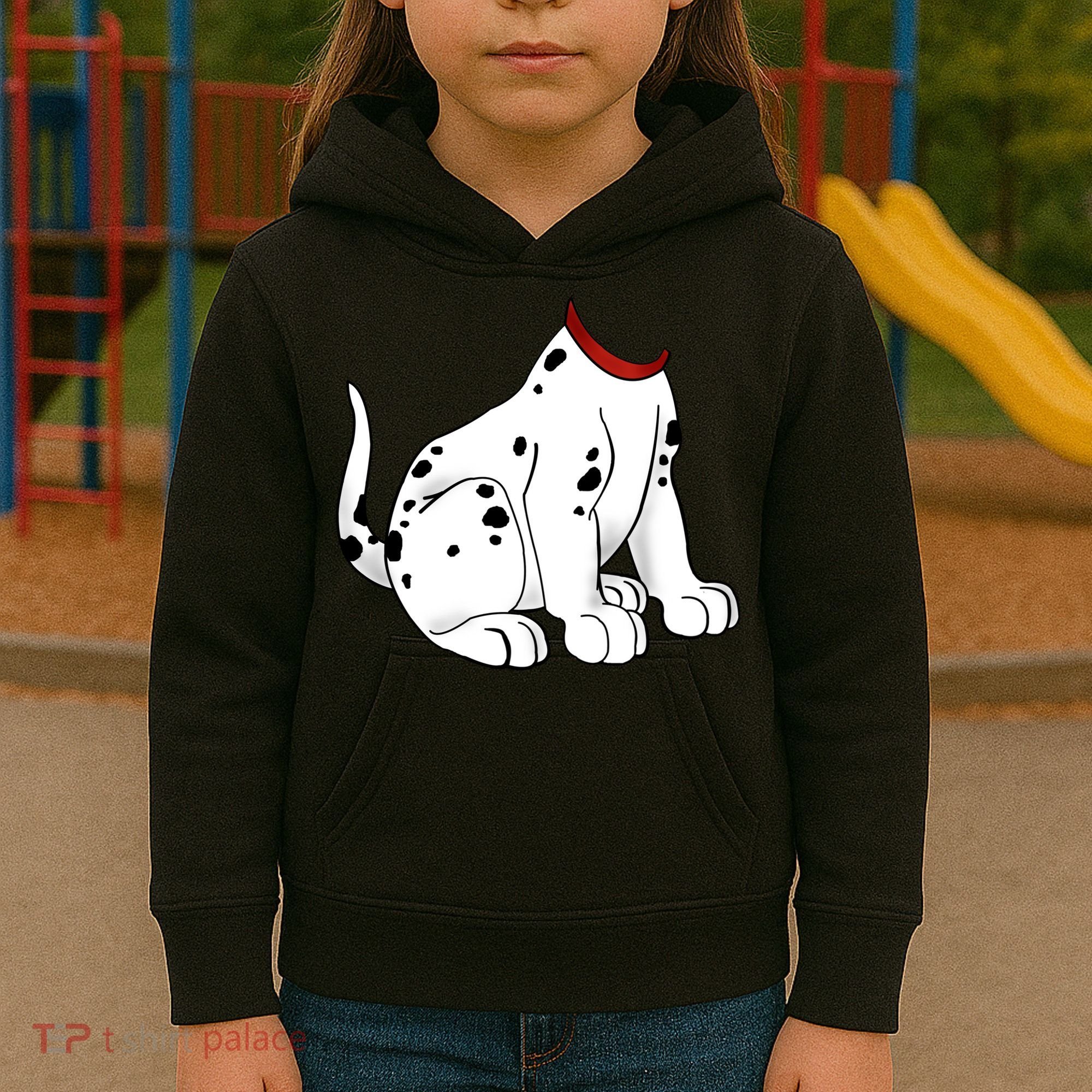 Dalmatian Costume Halloween Dog Kids Hoodie