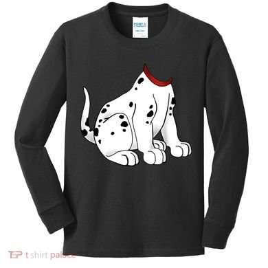 Dalmatian Costume Halloween Dog Kids Long Sleeve Shirt