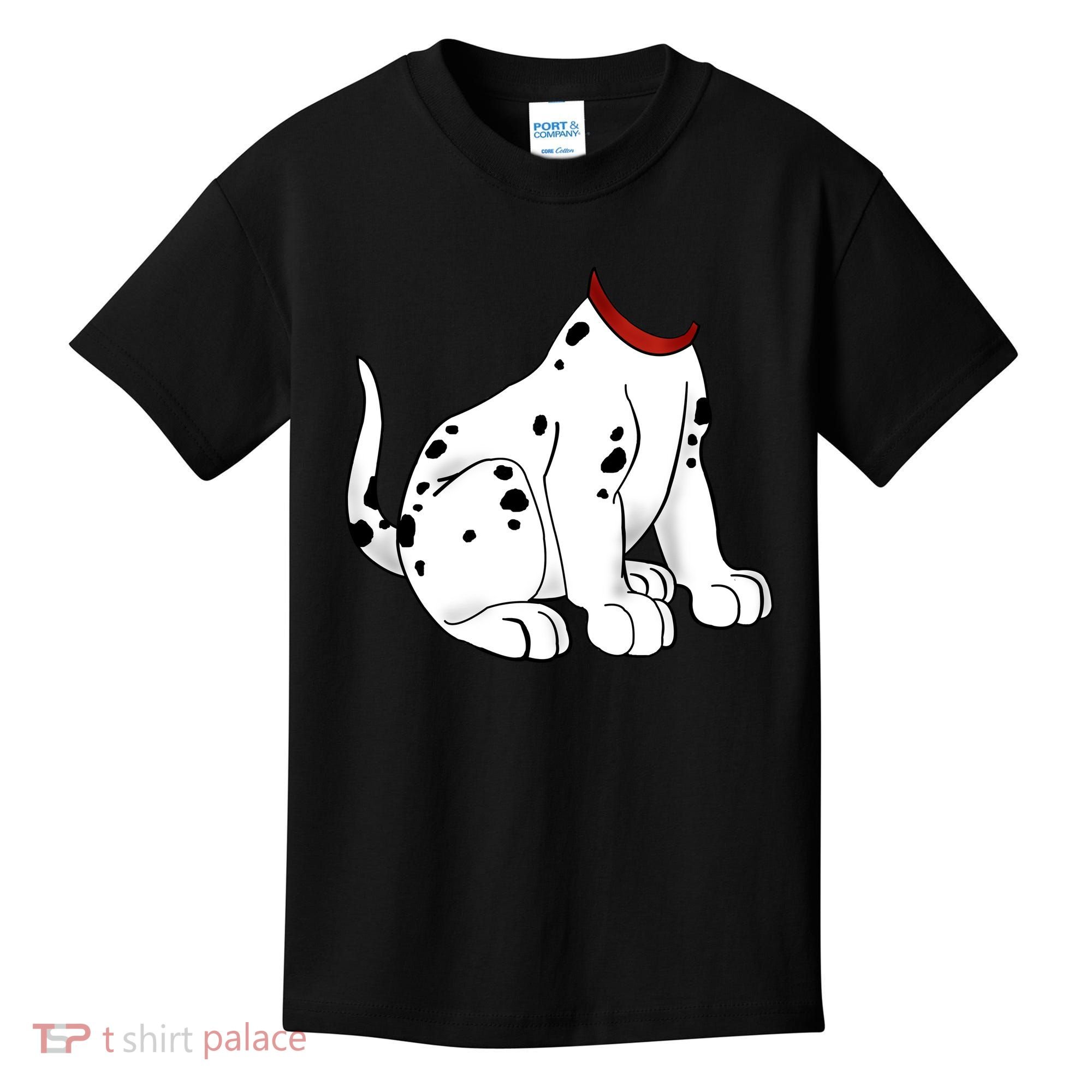 Dalmatian Costume Halloween Dog Kids T-Shirt