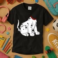 Dalmatian Costume Halloween Dog Kids T-Shirt thumb 3