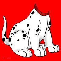 Dalmatian Costume Halloween Dog Santa Hat thumb 1