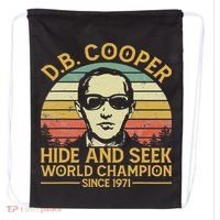 D.b. Coopers Hide And Seek Champion Since 1971 Db Cooper Drawstring Bag thumb 0