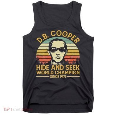 D.b. Coopers Hide And Seek Champion Since 1971 Db Cooper Tank Top