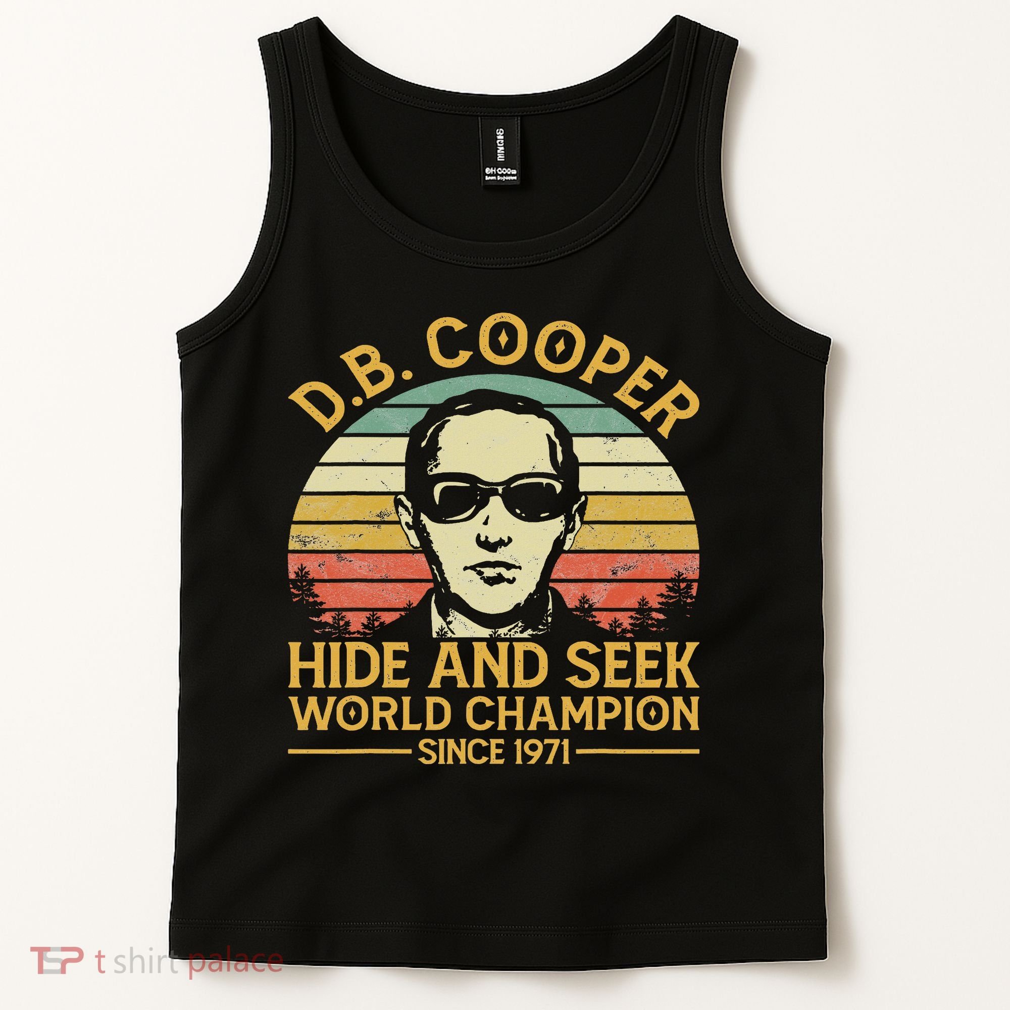 D.b. Coopers Hide And Seek Champion Since 1971 Db Cooper Tank Top