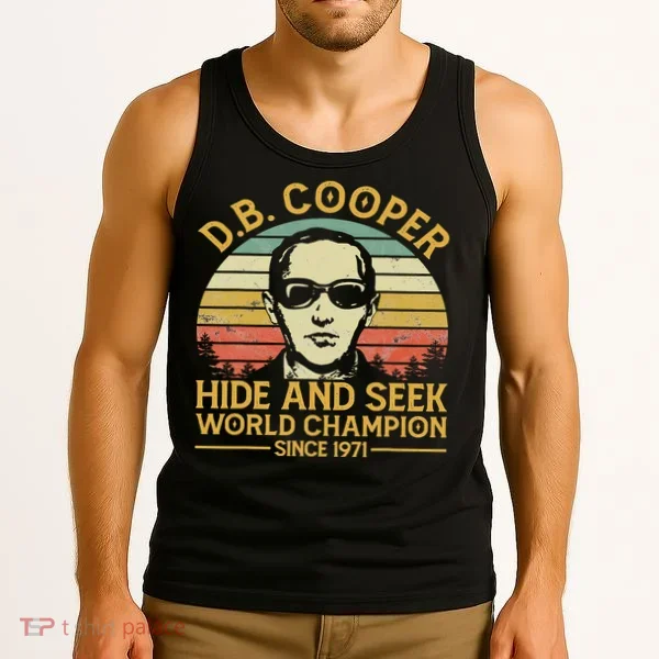 D.b. Coopers Hide And Seek Champion Since 1971 Db Cooper Tank Top