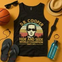 D.b. Coopers Hide And Seek Champion Since 1971 Db Cooper Tank Top thumb 4