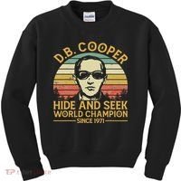 D.b. Coopers Hide And Seek Champion Since 1971 Db Cooper Kids Sweatshirt thumb 0