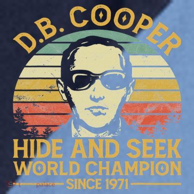 D.b. Coopers Hide And Seek Champion Since 1971 Db Cooper Raglan Baseball Sleeve Shirt