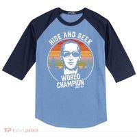 DB Cooper Hide And Seek World Champion Raglan Baseball Sleeve Shirt thumb 0