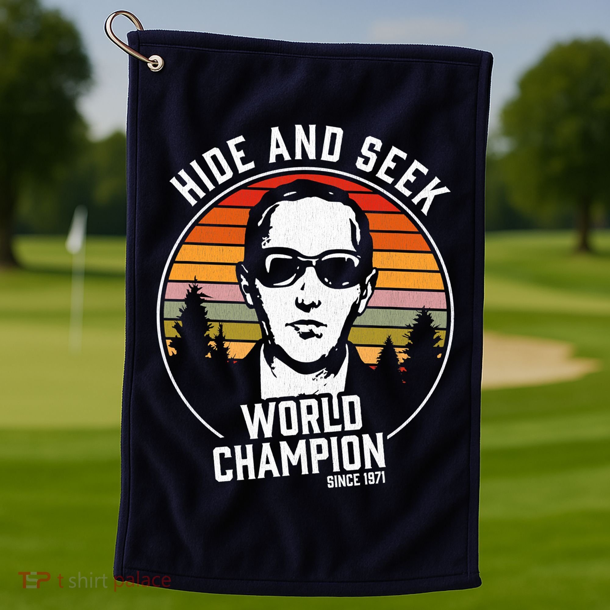 DB Cooper Hide And Seek World Champion Golf Towel