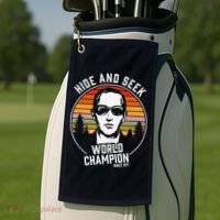 DB Cooper Hide And Seek World Champion Golf Towel thumb 2