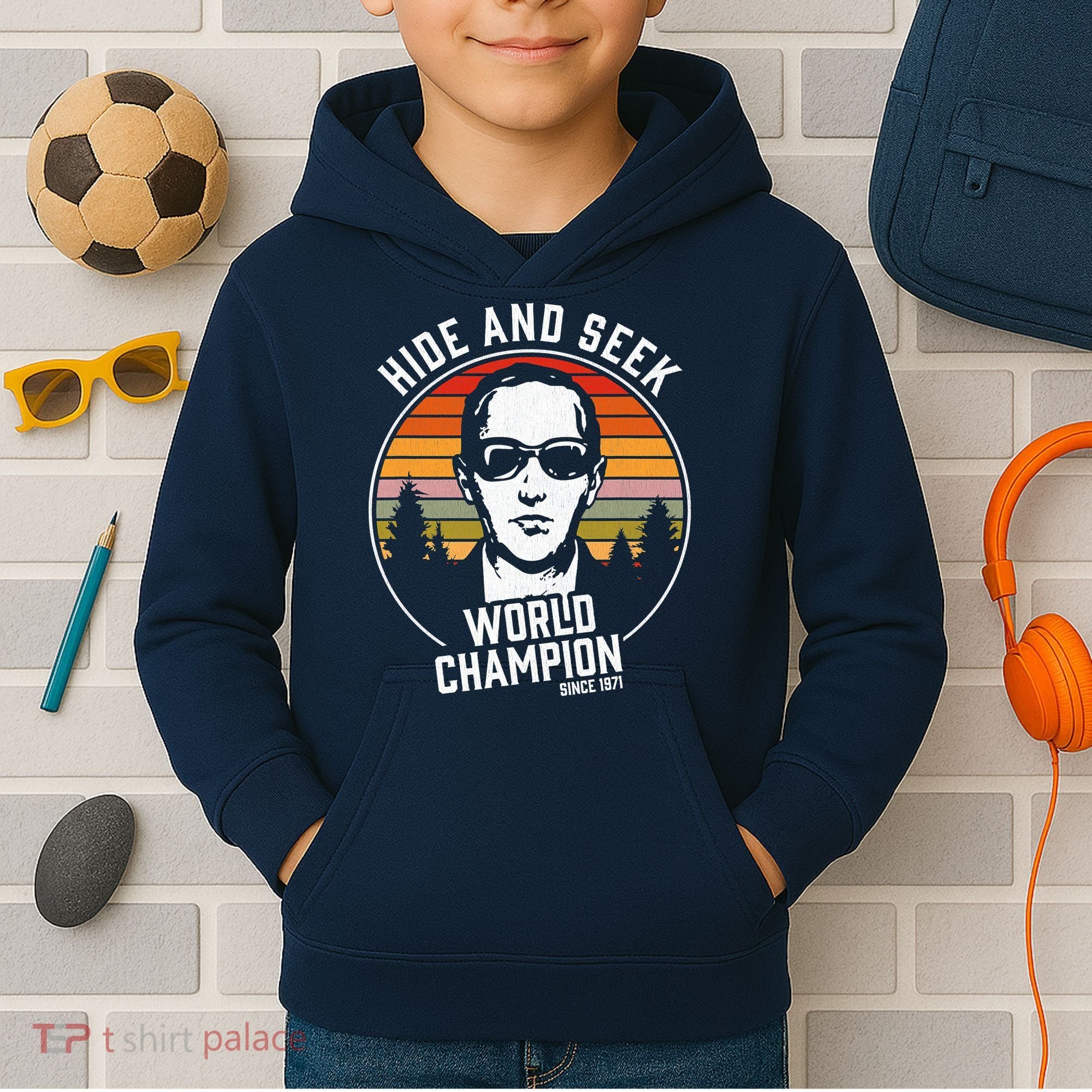 DB Cooper Hide And Seek World Champion Kids Hoodie