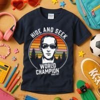 DB Cooper Hide And Seek World Champion Kids T-Shirt thumb 3