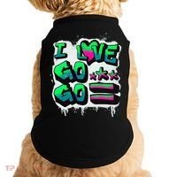 D C I Love Go Go Music Gift For Kids And Adults Doggie Tank thumb 0