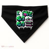 D C I Love Go Go Music Gift For Kids And Adults USA-Made Doggie Bandana thumb 0