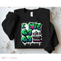 D C I Love Go Go Music Gift For Kids And Adults Sweatshirt thumb 2