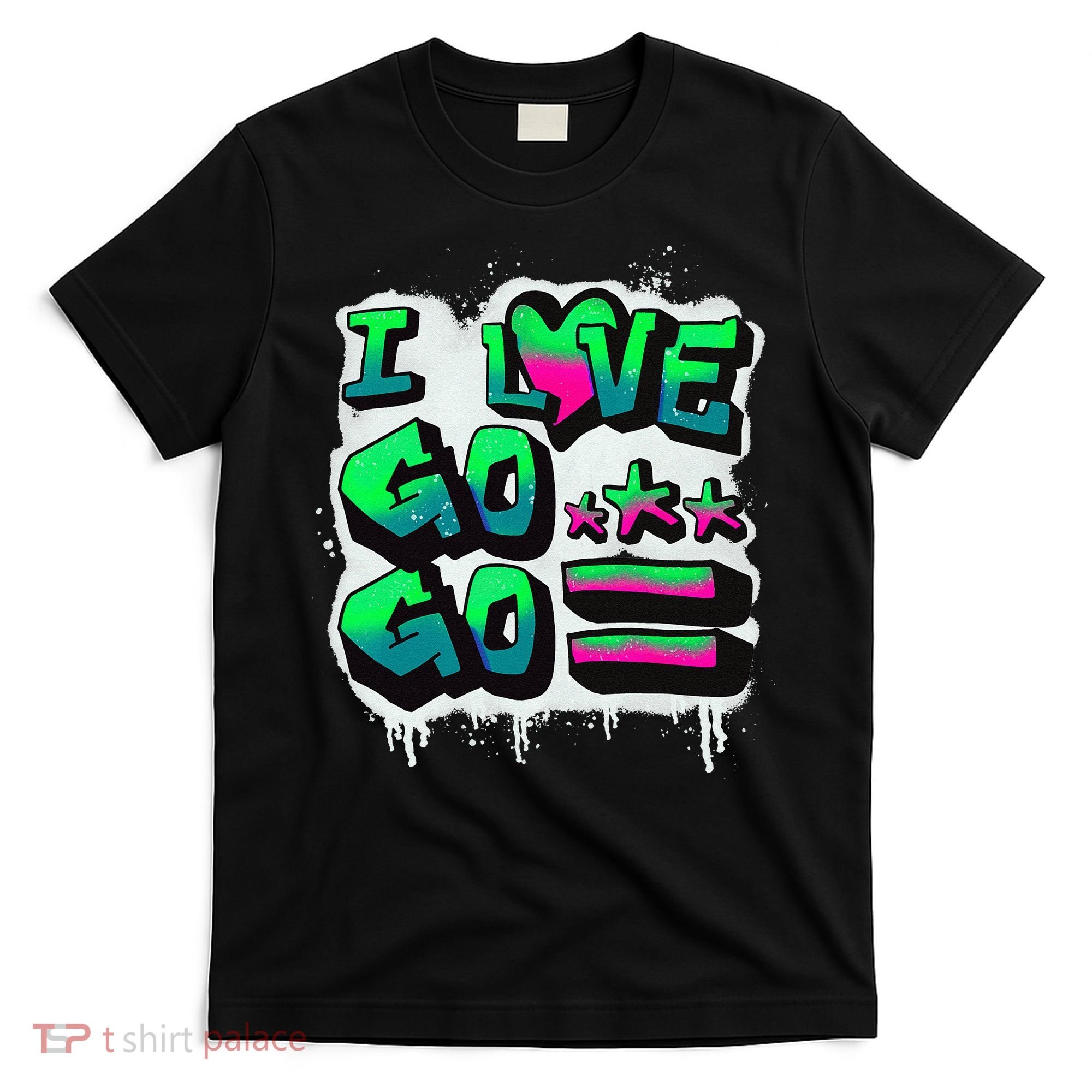 D C I Love Go Go Music Gift For Kids And Adults T-Shirt