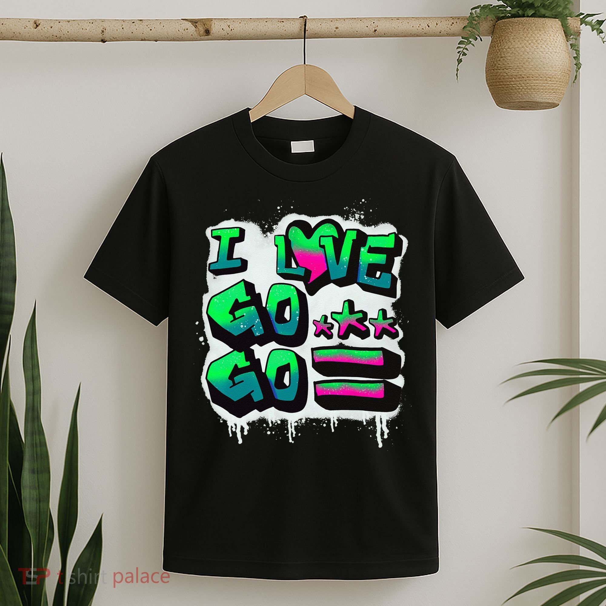 D C I Love Go Go Music Gift For Kids And Adults T-Shirt