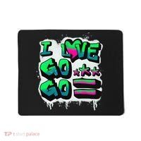 D C I Love Go Go Music Gift For Kids And Adults Mousepad thumb 0
