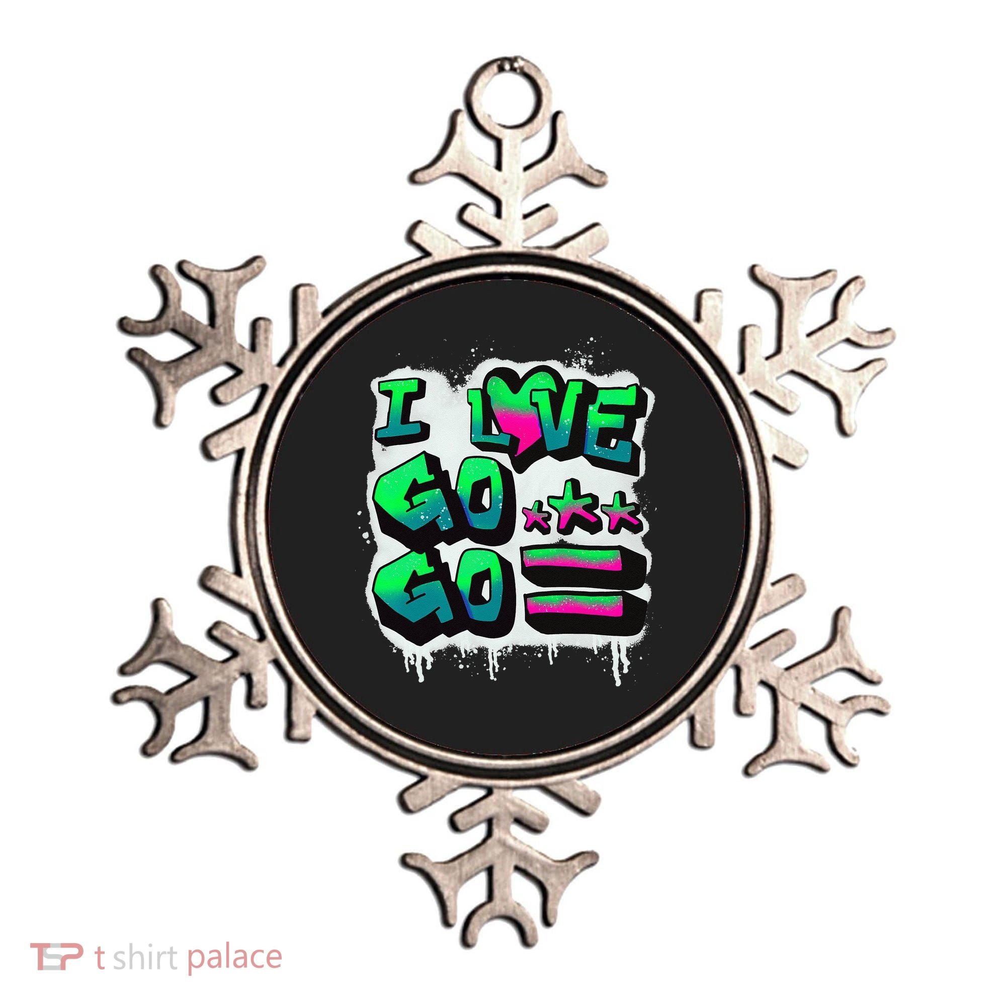 D C I Love Go Go Music Gift For Kids And Adults Ornament