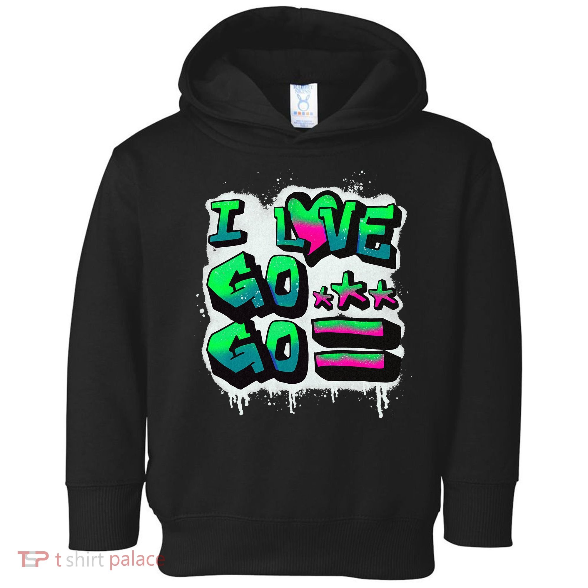 D C I Love Go Go Music Gift For Kids And Adults Toddler Hoodie