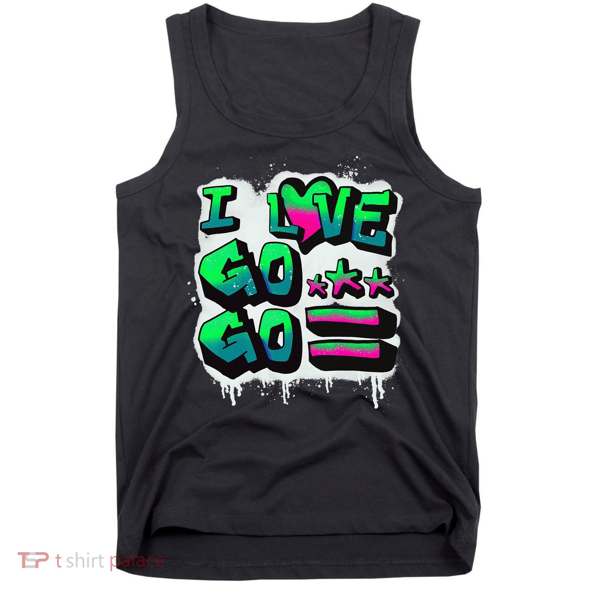 D C I Love Go Go Music Gift For Kids And Adults Tank Top