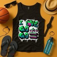 D C I Love Go Go Music Gift For Kids And Adults Tank Top thumb 4