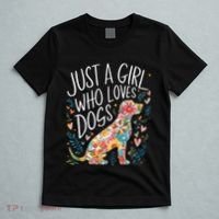 Dog Cute Just A Girl Who Loves Dogs T-Shirt thumb 5