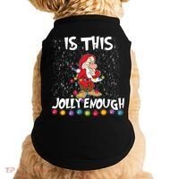 Dwarf Christmas Lights Is This Jolly Enough Doggie Tank thumb 0