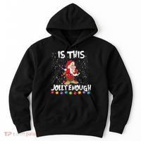 Dwarf Christmas Lights Is This Jolly Enough Hoodie thumb 0
