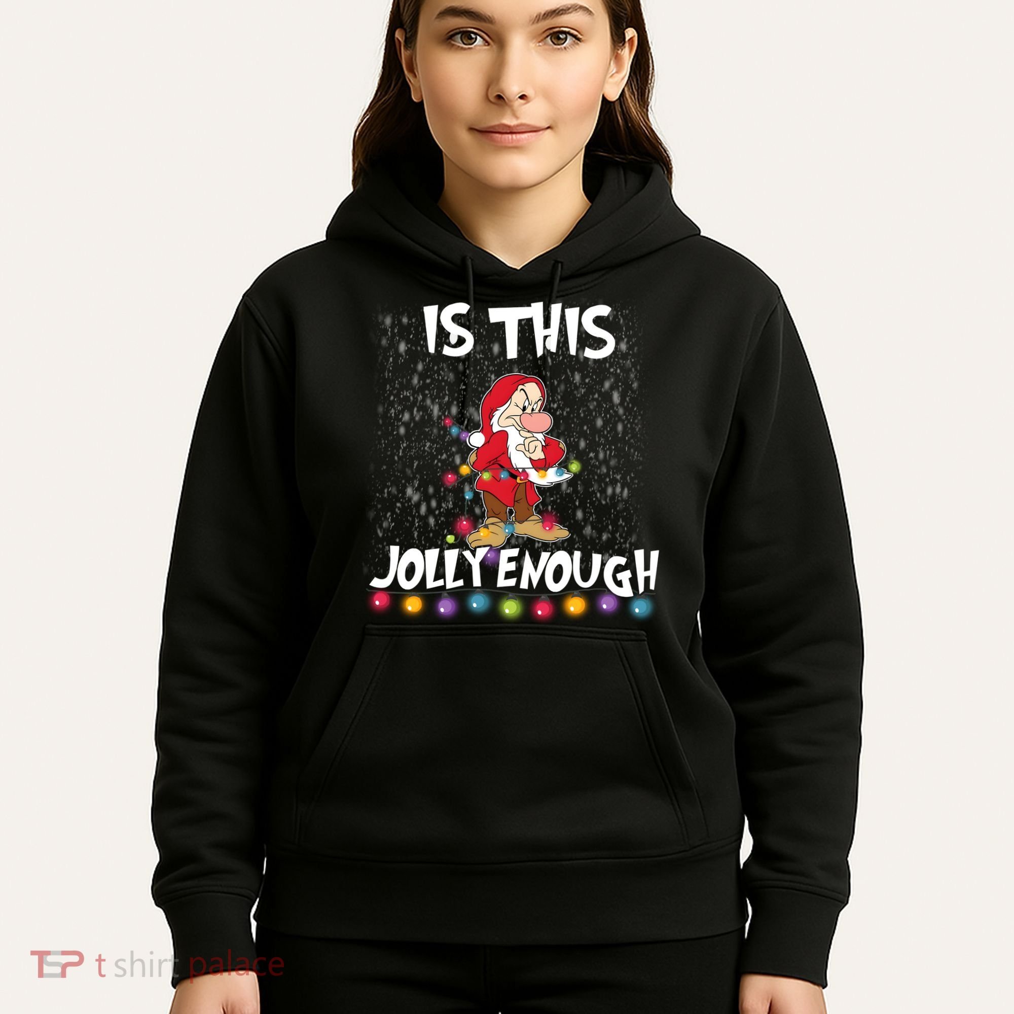 Dwarf Christmas Lights Is This Jolly Enough Hoodie