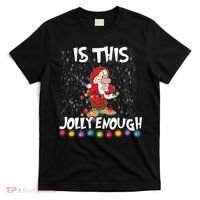 Dwarf Christmas Lights Is This Jolly Enough T-Shirt thumb 0