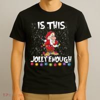 Dwarf Christmas Lights Is This Jolly Enough T-Shirt thumb 3