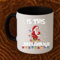 Dwarf Christmas Lights Is This Jolly Enough Coffee Mug thumb 2