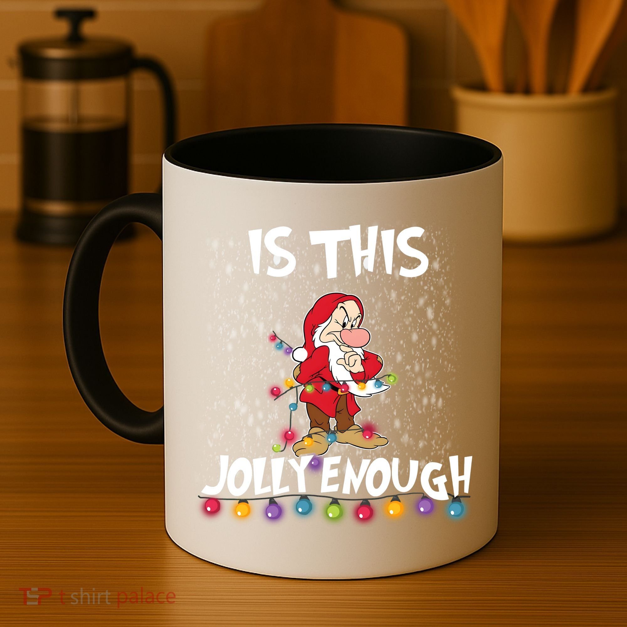 Dwarf Christmas Lights Is This Jolly Enough Coffee Mug