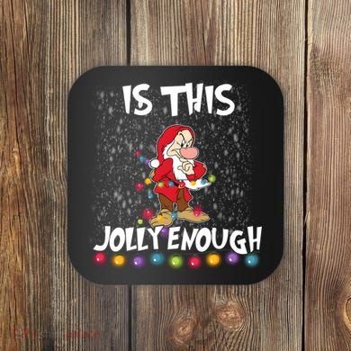 Dwarf Christmas Lights Is This Jolly Enough Coaster