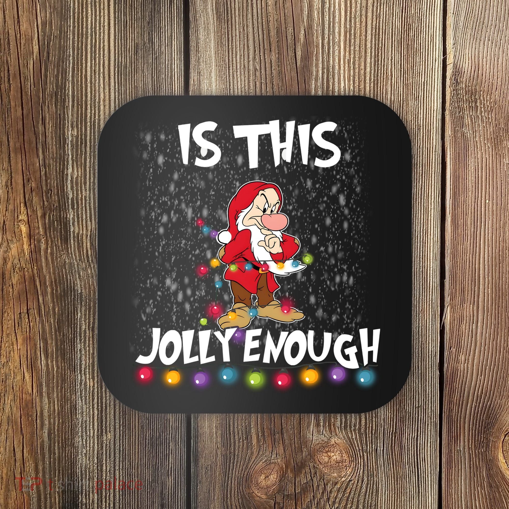 Dwarf Christmas Lights Is This Jolly Enough Coaster
