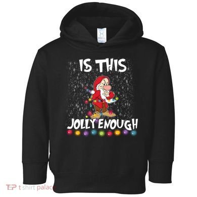 Dwarf Christmas Lights Is This Jolly Enough Toddler Hoodie