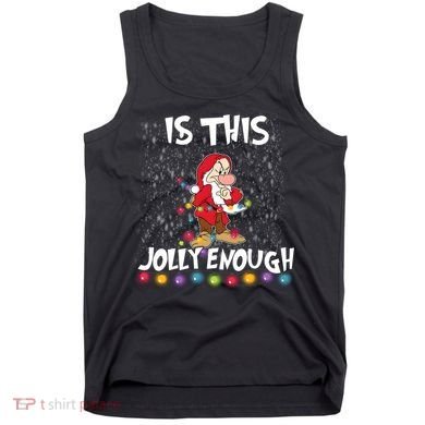 Dwarf Christmas Lights Is This Jolly Enough Tank Top
