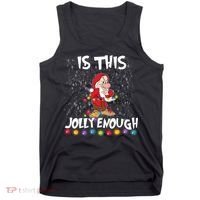 Dwarf Christmas Lights Is This Jolly Enough Tank Top thumb 0