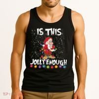 Dwarf Christmas Lights Is This Jolly Enough Tank Top thumb 3
