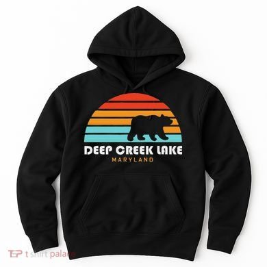 Deep Creek Lake Maryland Bear Deep Creek Lake Hoodie