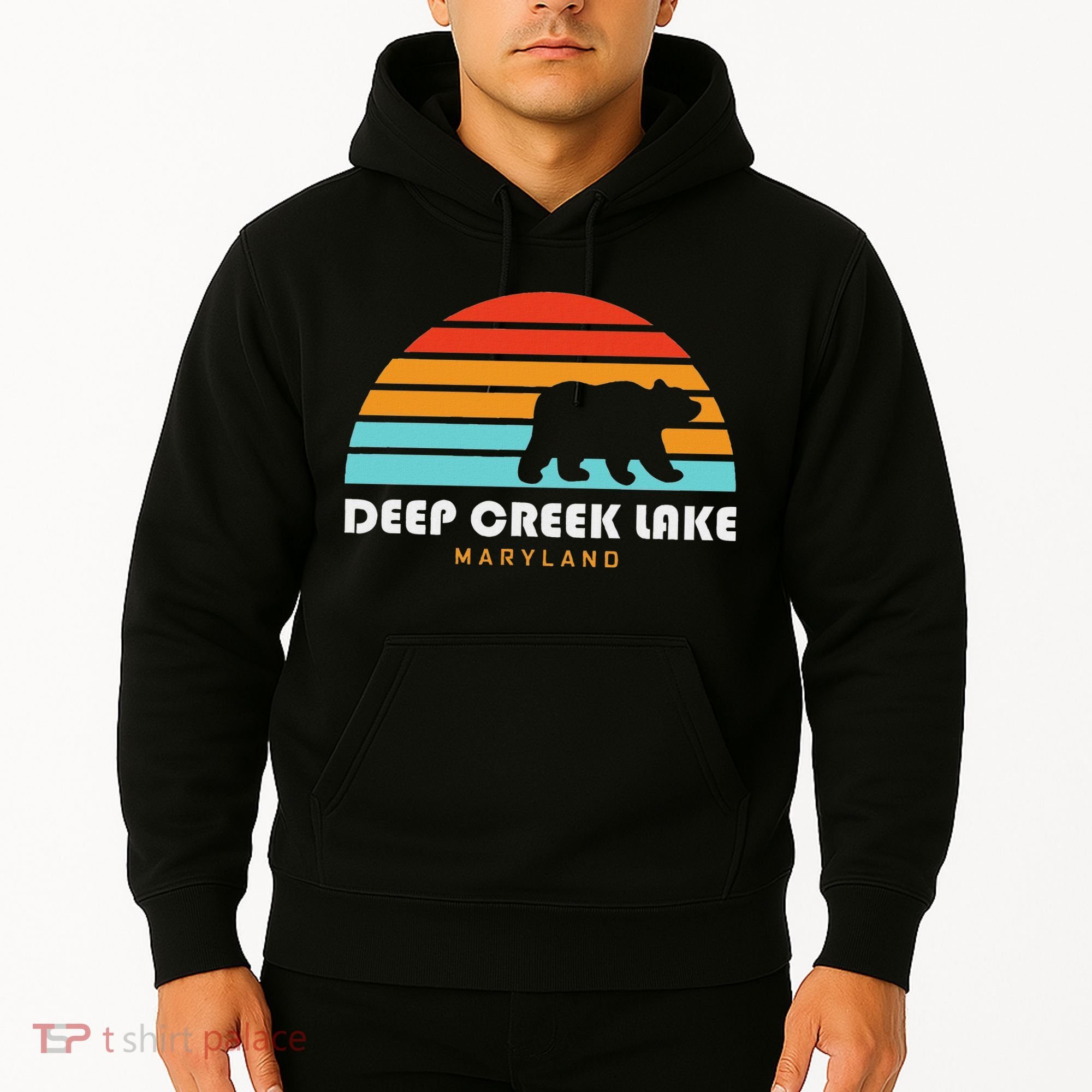 Deep Creek Lake Maryland Bear Deep Creek Lake Hoodie