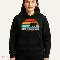 Deep Creek Lake Maryland Bear Deep Creek Lake Hoodie thumb 5