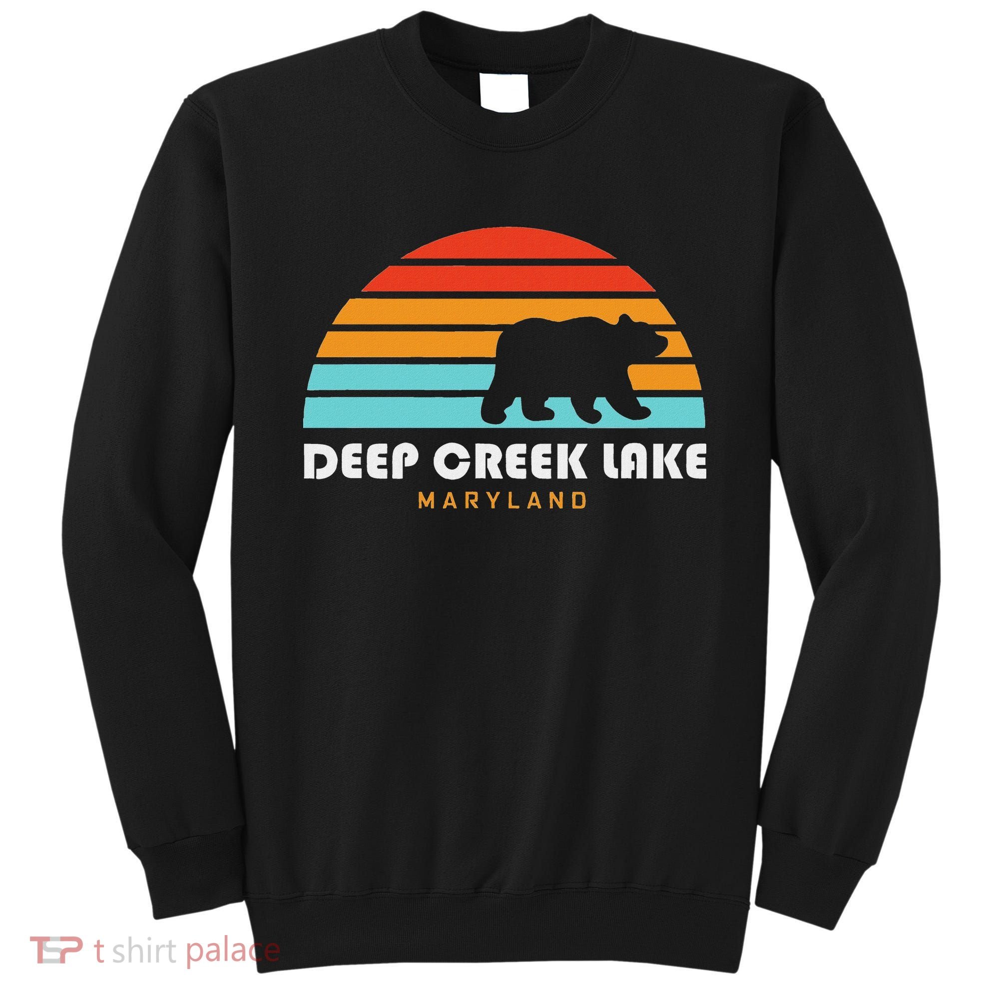 Deep Creek Lake Maryland Bear Deep Creek Lake Sweatshirt