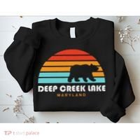 Deep Creek Lake Maryland Bear Deep Creek Lake Sweatshirt thumb 2