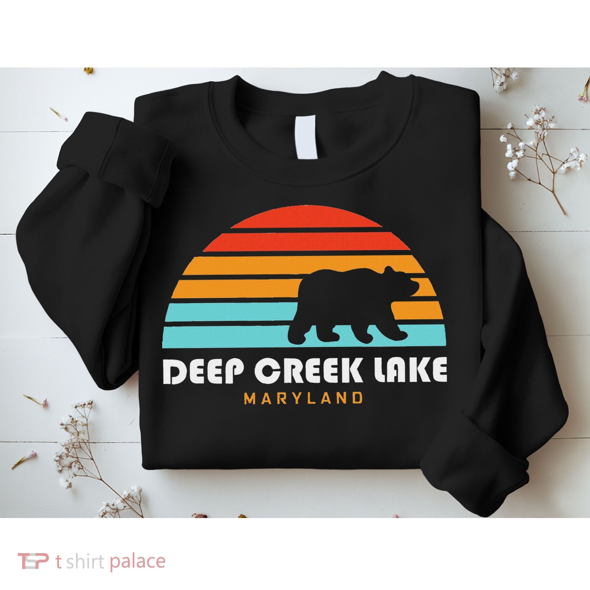 Deep Creek Lake Maryland Bear Deep Creek Lake Sweatshirt